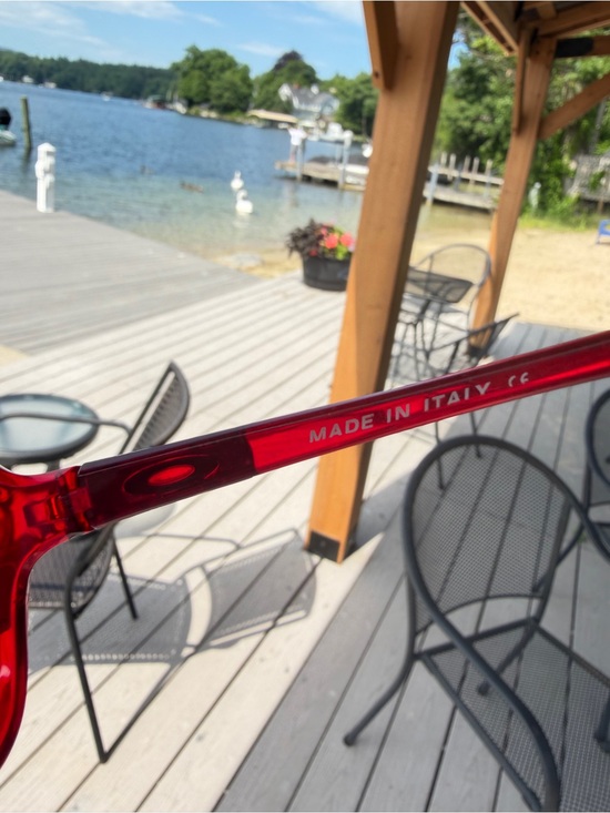 Oakley Red Oversized Women\'s Sunglasses Obsessed main image 5